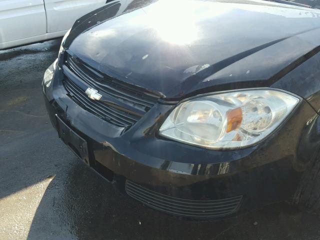 1G1AL15F677305236 - 2007 CHEVROLET COBALT LT BLACK photo 9