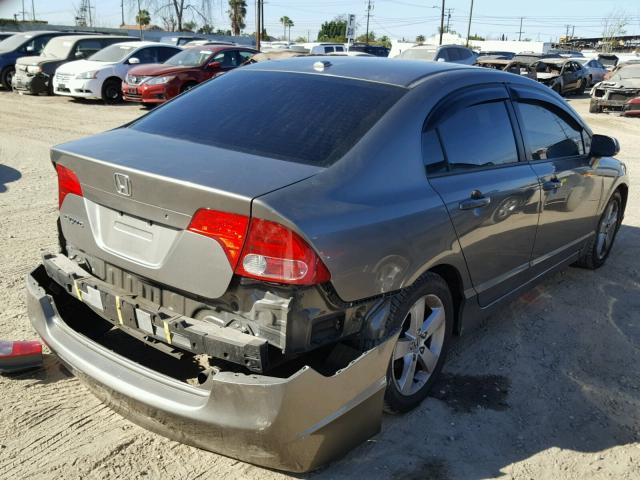 1HGFA16857L050381 - 2007 HONDA CIVIC EX GRAY photo 4