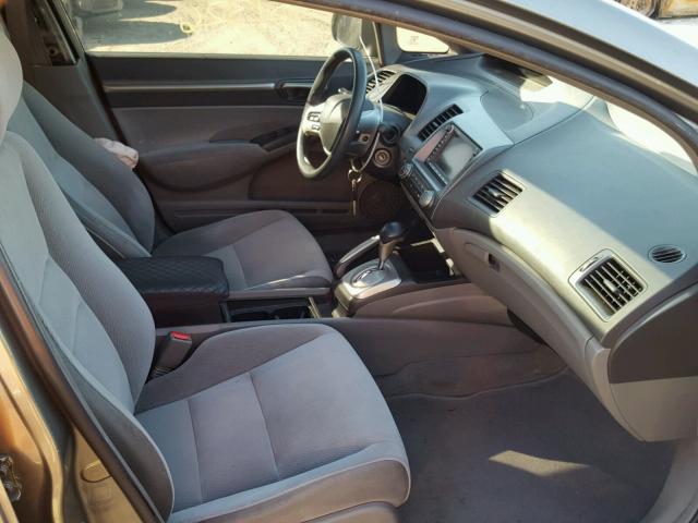 1HGFA16857L050381 - 2007 HONDA CIVIC EX ნაცრისფერი ფოტო 5