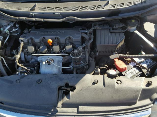 1HGFA16857L050381 - 2007 HONDA CIVIC EX ნაცრისფერი ფოტო 7