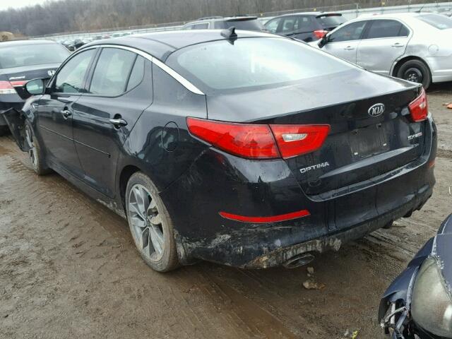 5XXGR4A69EG327338 - 2014 KIA OPTIMA SX BLACK photo 3