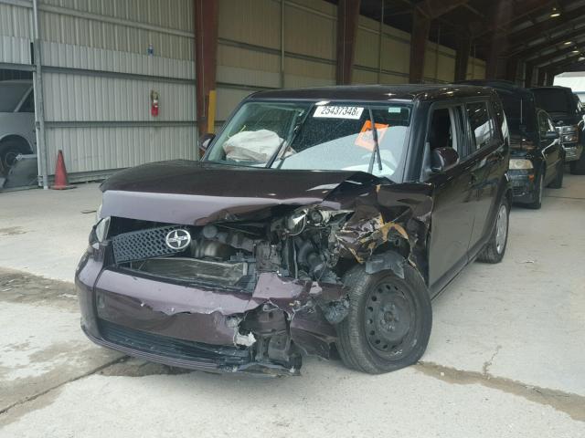 JTLKE50E981026772 - 2008 SCION XB PURPLE photo 2