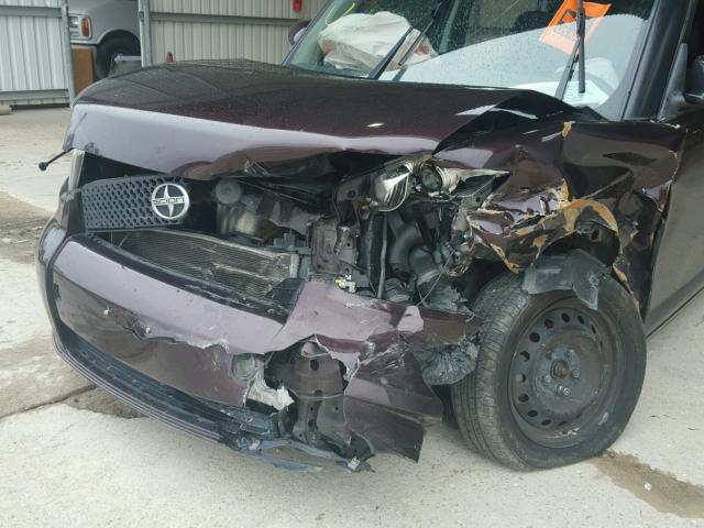 JTLKE50E981026772 - 2008 SCION XB PURPLE photo 9