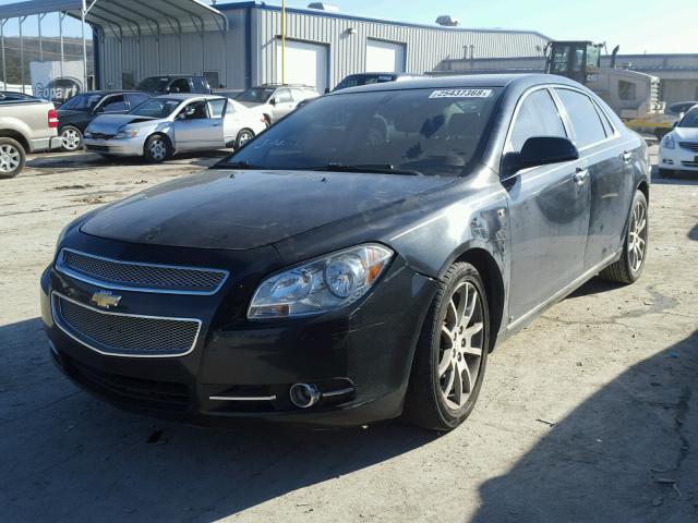 1G1ZK57708F205398 - 2008 CHEVROLET MALIBU LTZ BLACK photo 2