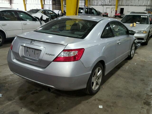 2HGFG12908H506878 - 2008 HONDA CIVIC EXL SILVER photo 4