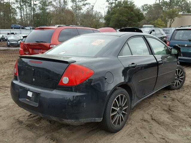 1G2ZG558864218157 - 2006 PONTIAC G6 SE1 BLACK photo 4