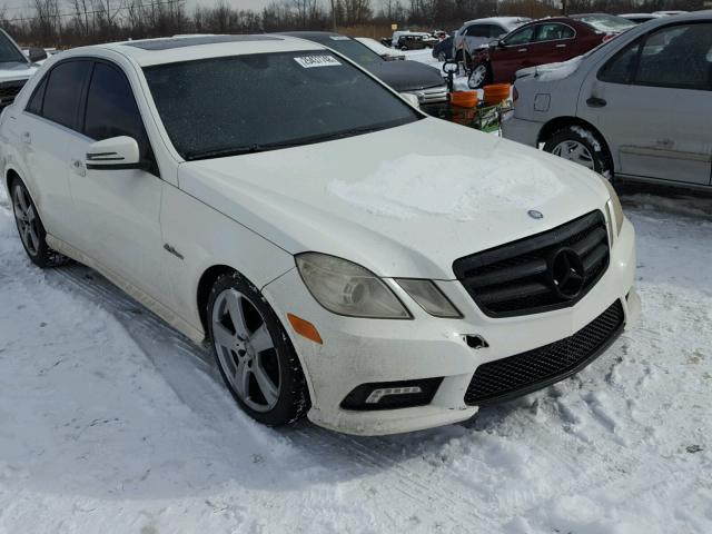 WDDHF5GB0BA367358 - 2011 MERCEDES-BENZ E 350 WHITE photo 1