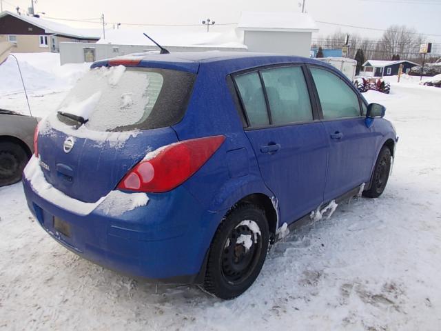 3N1BC13E19L459635 - 2009 NISSAN VERSA S BLUE photo 4