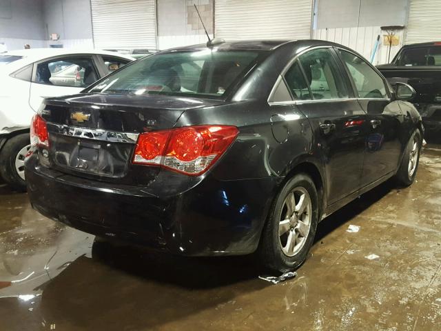 1G1PC5SB3F7144359 - 2015 CHEVROLET CRUZE LT BLACK photo 4