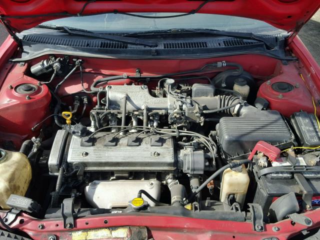 1Y1SK526XTZ066715 - 1996 GEO PRIZM BASE RED photo 7