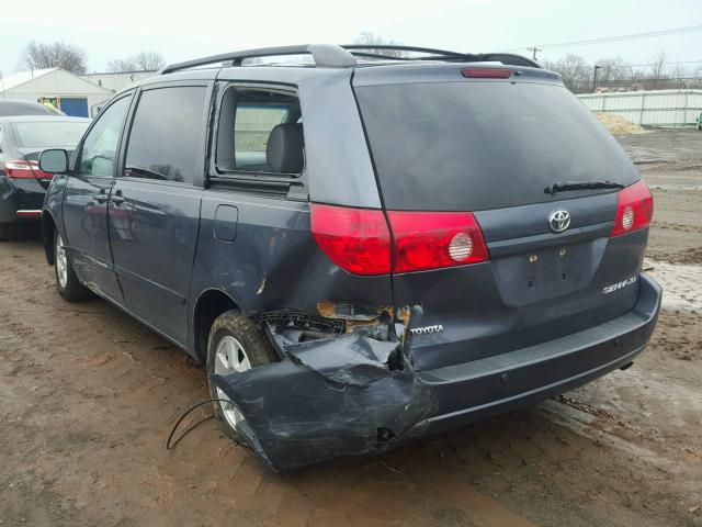 5TDYK4CC1AS314894 - 2010 TOYOTA SIENNA XLE GRAY photo 3