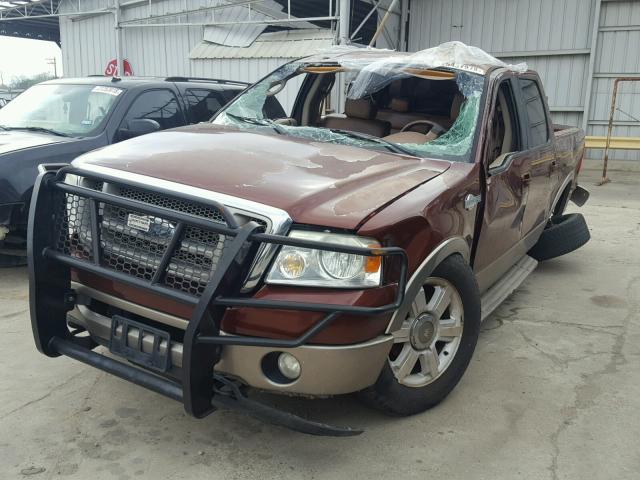 1FTPW14VX6KC85327 - 2006 FORD F150 SUPER BROWN photo 2