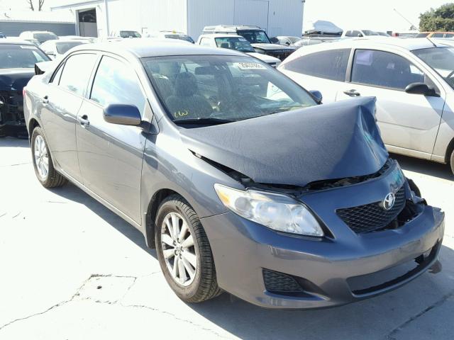 1NXBU40E09Z156489 - 2009 TOYOTA COROLLA BA GRAY photo 1