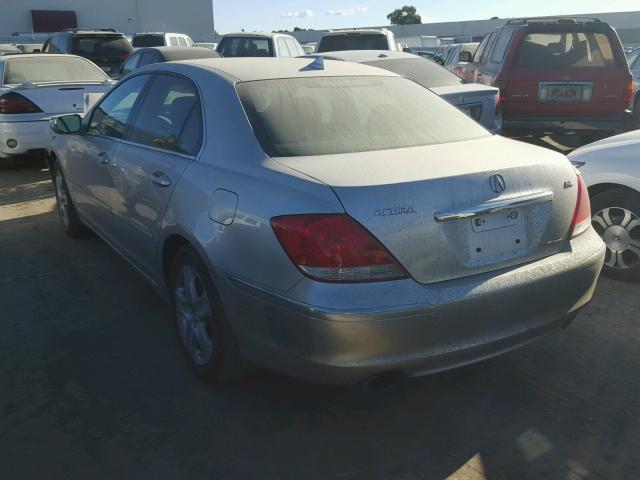 JH4KB16585C018178 - 2005 ACURA RL ვერცხლისფერი ფოტო 3