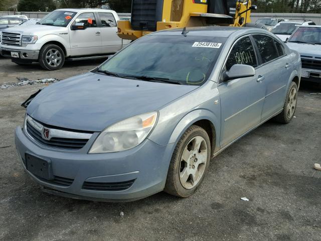 1G8ZS57N18F266792 - 2008 SATURN AURA XE BLUE photo 2