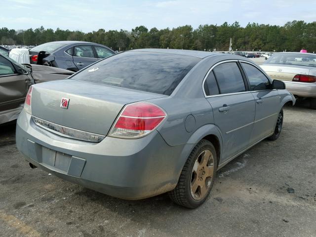 1G8ZS57N18F266792 - 2008 SATURN AURA XE BLUE photo 4