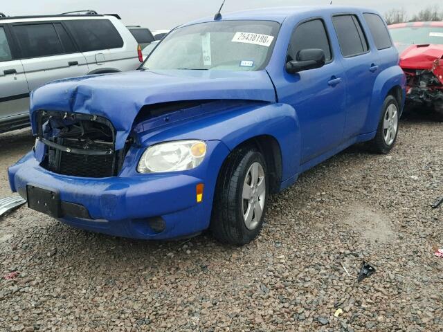 3GNDA13D58S619045 - 2008 CHEVROLET HHR LS BLUE photo 2