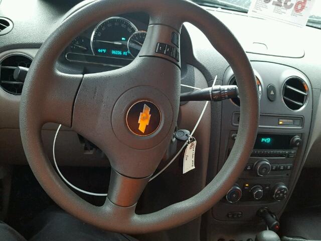 3GNDA13D58S619045 - 2008 CHEVROLET HHR LS BLUE photo 9