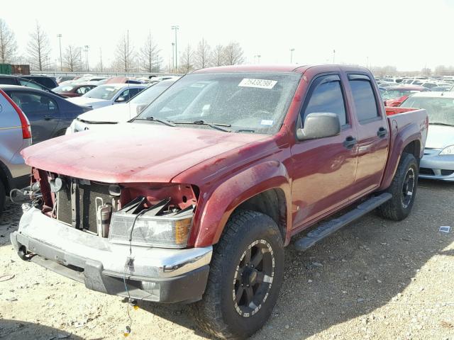 1GTDS136X68206485 - 2006 GMC CANYON BURGUNDY photo 2