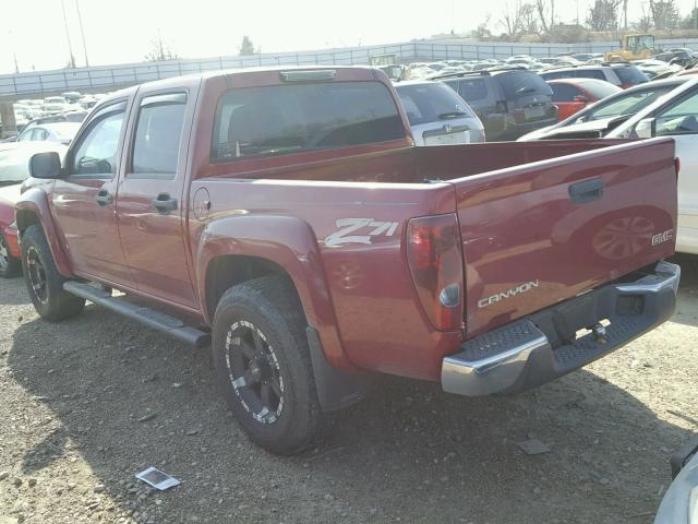 1GTDS136X68206485 - 2006 GMC CANYON BURGUNDY photo 3