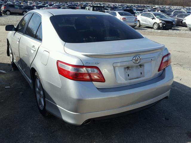 4T1BK46K67U524657 - 2007 TOYOTA CAMRY NEW SILVER photo 3