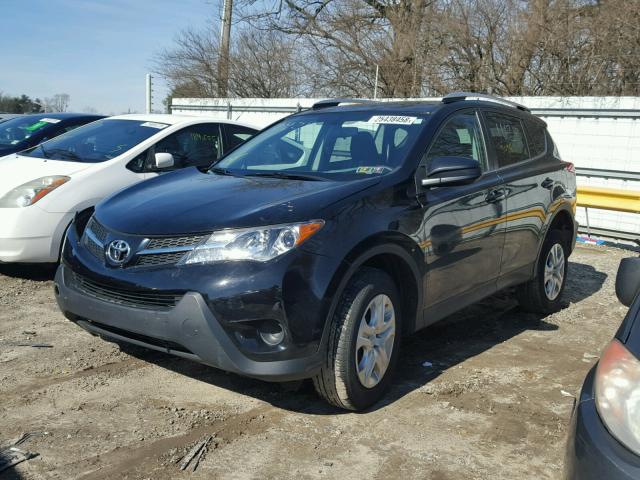 2T3BFREV8FW366972 - 2015 TOYOTA RAV4 LE BLACK photo 2