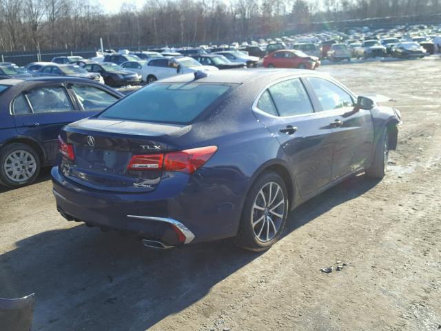 19UUB3F34JA001812 - 2018 ACURA TLX BLUE photo 4