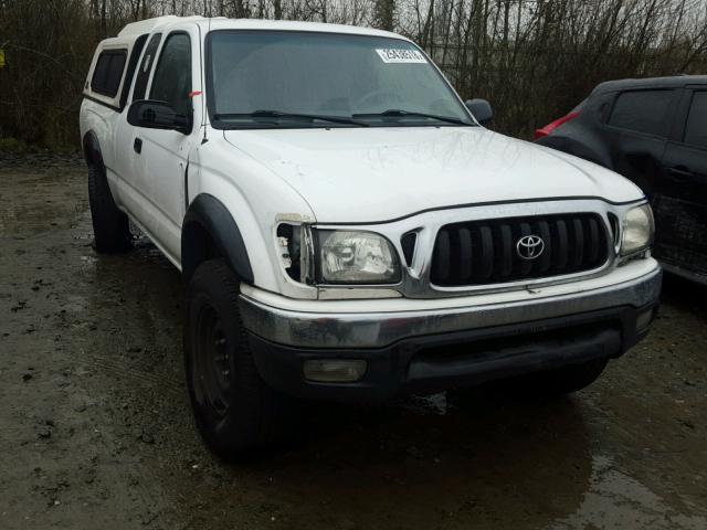 5TEWM72N83Z182907 - 2003 TOYOTA TACOMA XTR WHITE photo 1