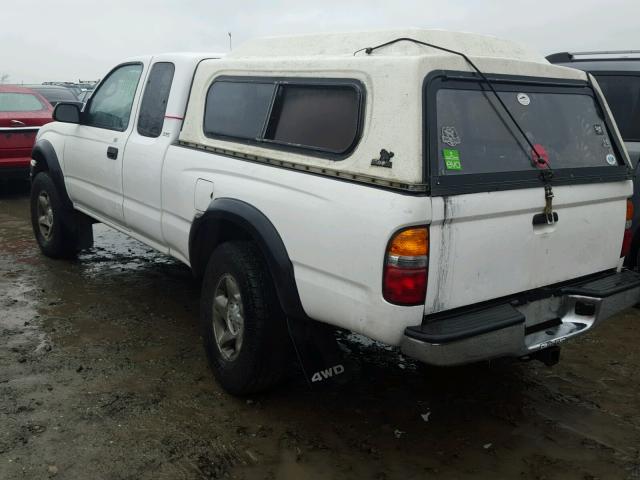 5TEWM72N83Z182907 - 2003 TOYOTA TACOMA XTR WHITE photo 3