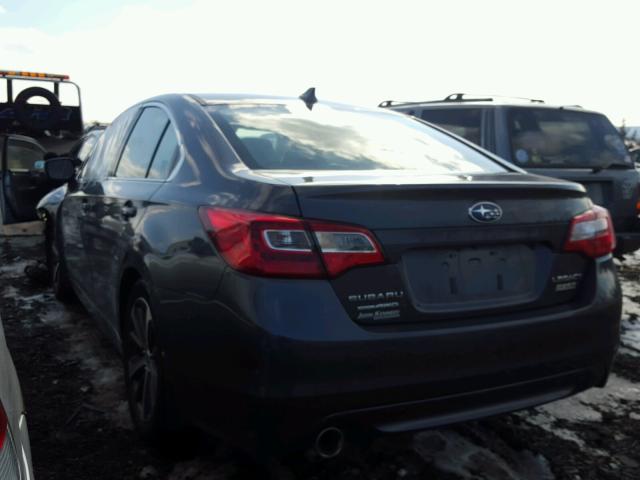 4S3BNAN62G3042918 - 2016 SUBARU LEGACY 2.5 GRAY photo 3