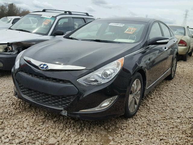 KMHEC4A47DA084934 - 2013 HYUNDAI SONATA HYB BLACK photo 2