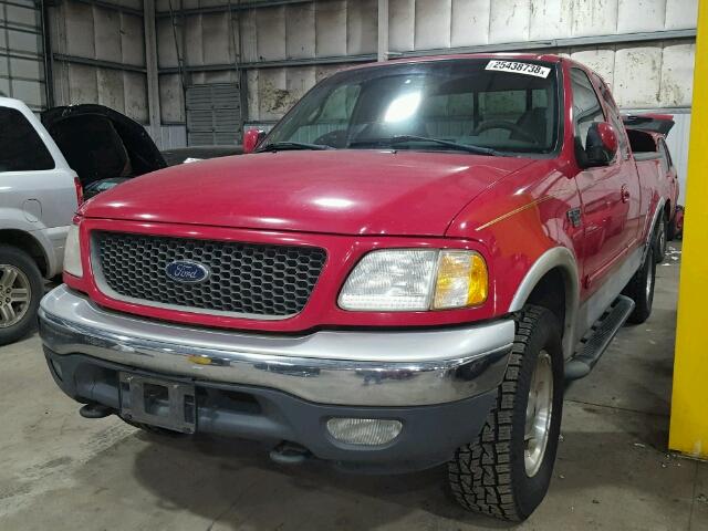 2FTRX18L3YCA46272 - 2000 FORD F150 RED photo 2