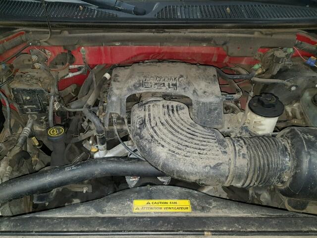 2FTRX18L3YCA46272 - 2000 FORD F150 RED photo 7