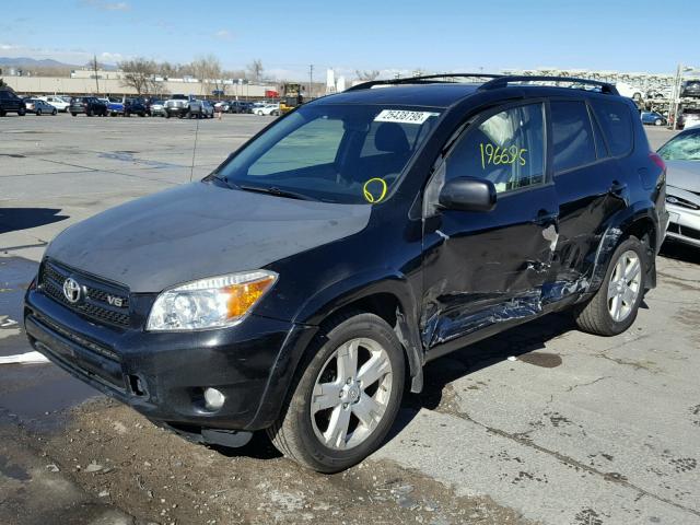 JTMBK32V776014269 - 2007 TOYOTA RAV4 SPORT BLACK photo 2