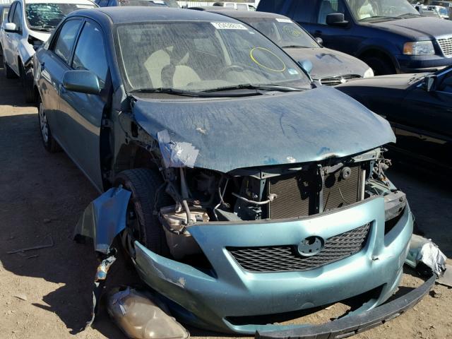 1NXBU4EEXAZ224729 - 2010 TOYOTA COROLLA BA GREEN photo 1