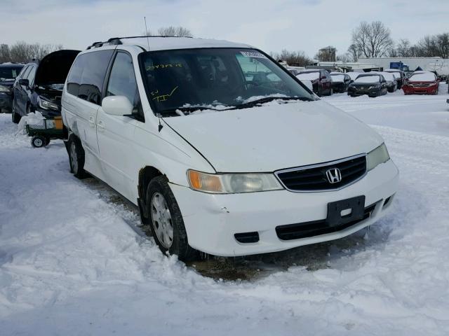 5FNRL18754B125332 - 2004 HONDA ODYSSEY EX WHITE photo 1