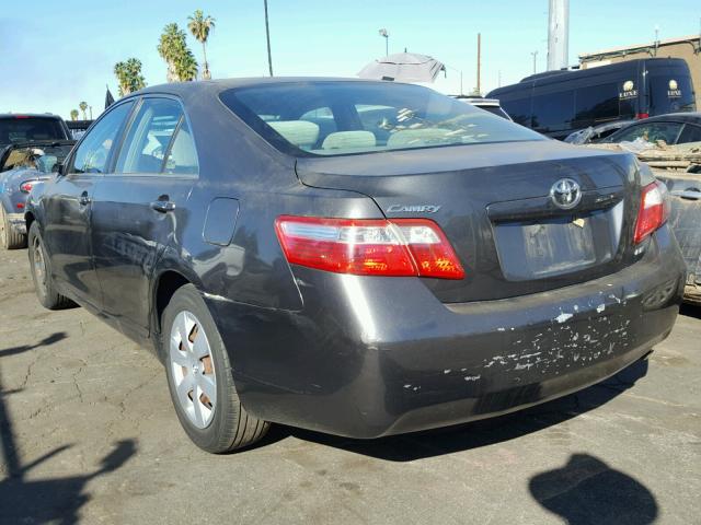 4T4BE46K89R086840 - 2009 TOYOTA CAMRY BASE GRAY photo 3