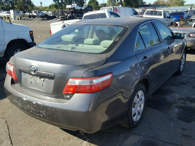 4T4BE46K89R086840 - 2009 TOYOTA CAMRY BASE GRAY photo 4