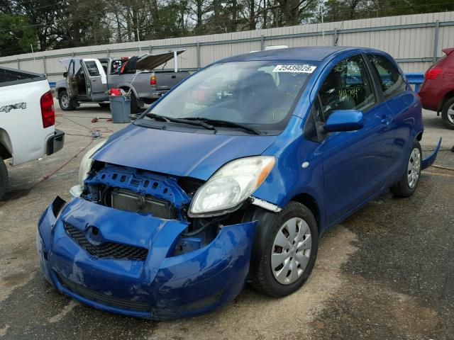 JTDJT4K35A5296454 - 2010 TOYOTA YARIS BLUE photo 2