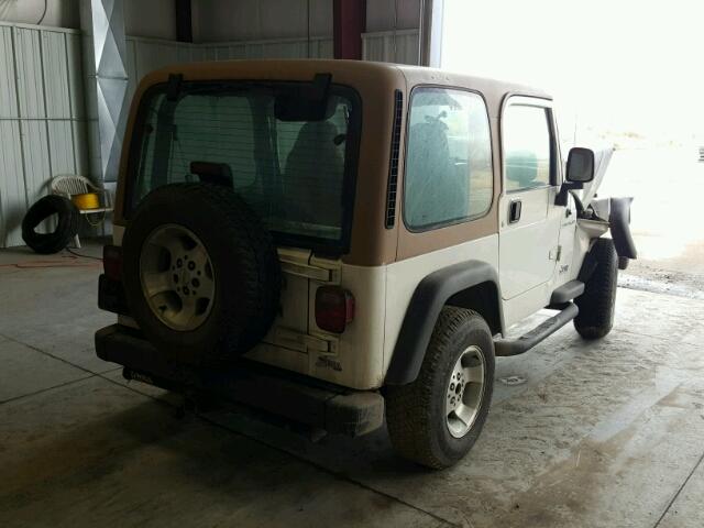 1J4FA29P82P726485 - 2002 JEEP WRANGLER / WHITE photo 4