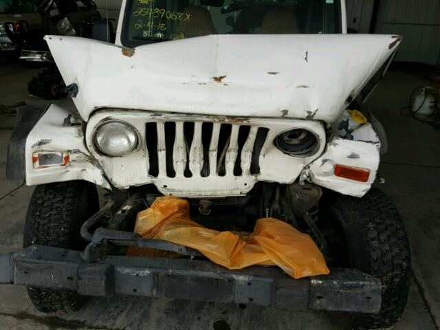 1J4FA29P82P726485 - 2002 JEEP WRANGLER / WHITE photo 7