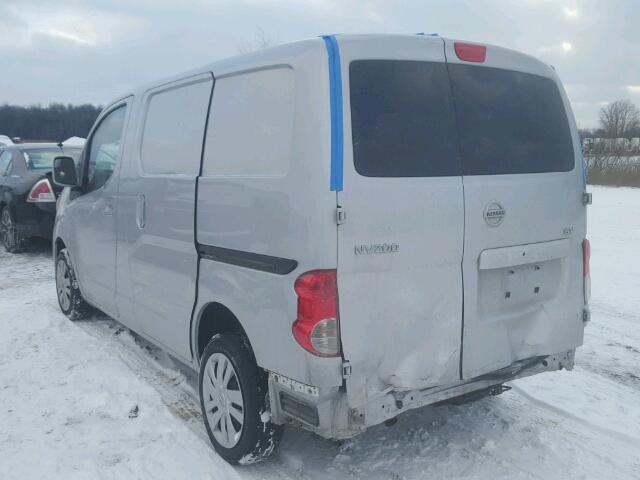 3N6CM0KN9DK695973 - 2013 NISSAN NV200 2.5S SILVER photo 3