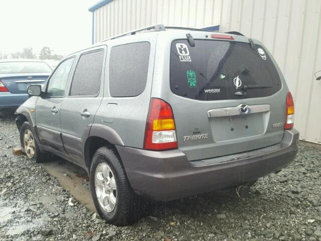 4F2CZ961X3KM50450 - 2003 MAZDA TRIBUTE ES 绿色 照片 3
