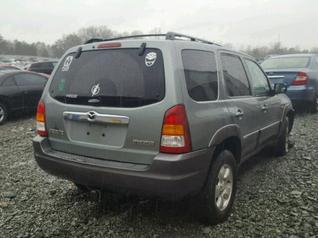 4F2CZ961X3KM50450 - 2003 MAZDA TRIBUTE ES GREEN photo 4