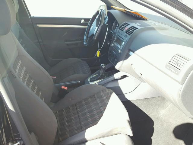 WVWHV71K97W123445 - 2007 VOLKSWAGEN NEW GTI BLACK photo 5