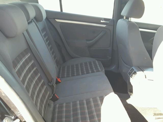 WVWHV71K97W123445 - 2007 VOLKSWAGEN NEW GTI BLACK photo 6