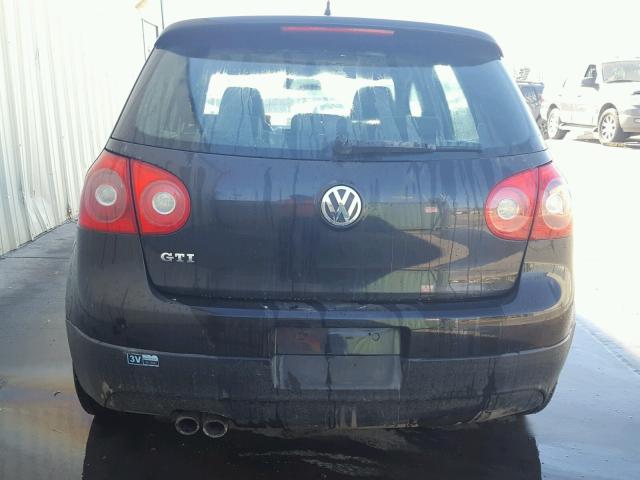 WVWHV71K97W123445 - 2007 VOLKSWAGEN NEW GTI BLACK photo 9