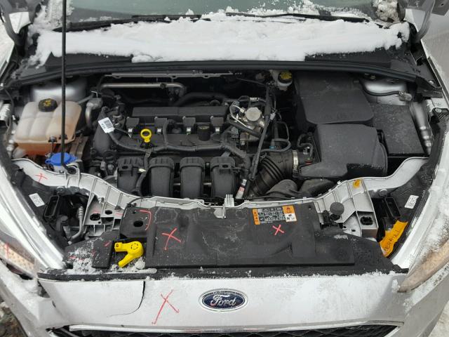 1FADP3E28GL397674 - 2016 FORD FOCUS S SILVER photo 7