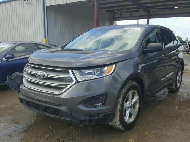 2FMTK3G88FBC37309 - 2015 FORD EDGE SE CHARCOAL photo 2