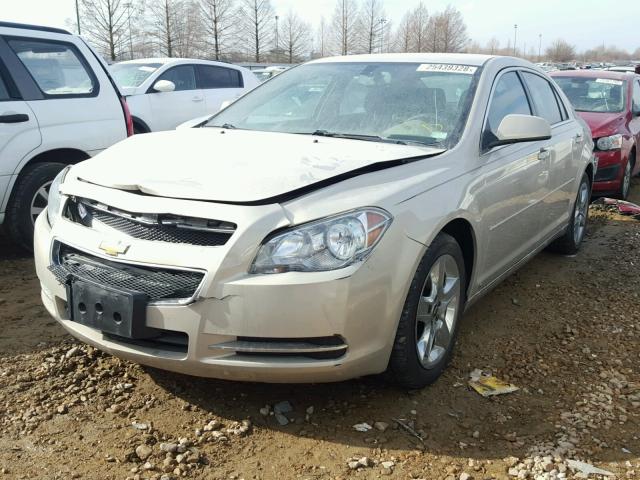 1G1ZH57B09F109789 - 2009 CHEVROLET MALIBU 1LT BEIGE photo 2